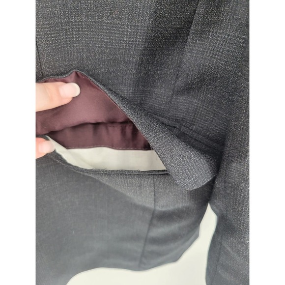 Jack Victor Rothmans Super 110's Napoli CT Charcoal Check Blazer 46R - Picture 9 of 16